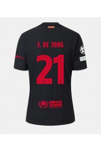 Fotbalové Dres Barcelona Frenkie de Jong #21 Venkovní Oblečení 2024-25 Krátký Rukáv